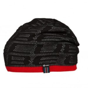Шапка CUBE Logo Beanie anthracite/red