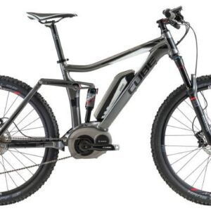 Велосипед CUBE STEREO 140 HYBRID 27.5 (2014), grey?n?black?n?white