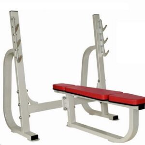 Скамья для жима горизонтальная (разгрузочная платформа, страховка - до 250кг), Plastep 101