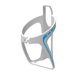 Флягодержатель CUBE HPP BOTTLE CAGE  glossy white/blue
