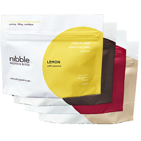 Nibble Protein Bite Flavors