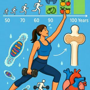 Биохакинг для долголетия: тренировки после 50 замедляющие старение